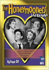 Honeymooners, The - The Lost Episodes, Vol. 20 Cover