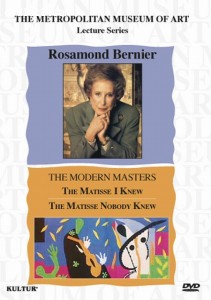 Metropolitan Museum of Art Lecture Series, The: Rosamond Bernier - The Matisse I Knew / The Matisse Nobody Knew Cover
