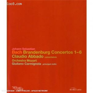 Johann Sebastian Bach: Brandenburg Concertos 1-6 [Blu-ray] Cover