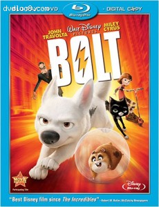 Bolt (Three-Disc Edition w/ Standard DVD + Digital Copy) [Blu-ray] Cover