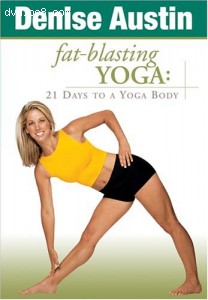 Denise Austin: Fast-Blasting Yoga Cover
