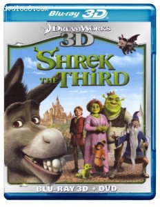 Shrek the Third 3D [Blu-ray] Cover
