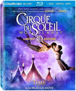 Cirque Du Soleil - Worlds Away (Three-Disc Combo: Blu-ray 3D / Blu-ray / DVD / Digital Copy)