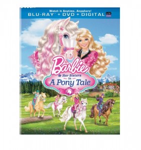 Barbie &amp; Her Sisters in a Pony Tale (Blu-ray + DVD + Digital Copy + UltraViolet) Cover