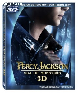 Percy Jackson: Sea of Monsters (Blu-ray 3D / Blu-ray / DVD + Digital Copy) Cover