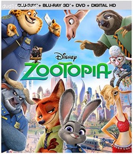 Zootopia (3D/BD/DVD/Digital HD) [Blu-ray] Cover