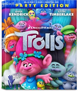 Trolls [Blu-ray + DVD + Digital HD] Cover