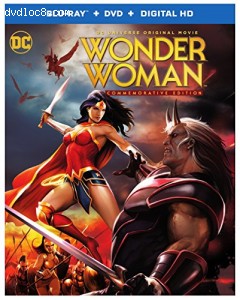 Wonder Woman: Commemorative Edition [Blu-ray + DVD + Digital HD] Cover