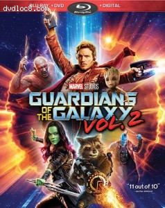 Guardians of the Galaxy Vol. 2 [Blu-ray + DVD + Digital] Cover