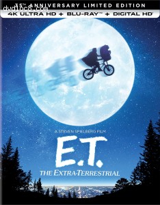 E.T. The Extra-Terrestrial - 35th Anniversary Limited Edition [4K Ultra HD + Blu-ray + Digital HD] Cover