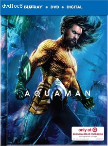 Aquaman (Target Exclusive DigiBook) [Blu-ray + DVD + Digital] Cover
