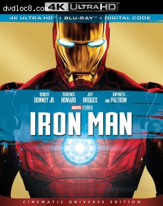 Iron Man [4K Ultra HD + Blu-ray + Digital] Cover