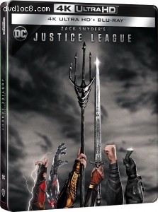 Zack Snyderâ€™s Justice League (Best Buy Exclusive SteelBook) [4K Ultra HD + Blu-ray] Cover