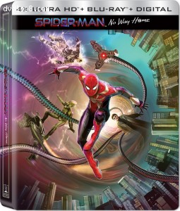 Spider-Man: No Way Home (Best Buy Exclusive SteelBook) [4K Ultra HD + Blu-ray + Digital] Cover