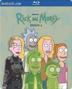 Rick and Morty: Season 6 (SteelBook) [Blu-ray] Cover
