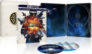 Battlestar Galactica (Best Buy Exclusive SteelBook 45th Anniversary Edition) [4K Ultra HD + Blu-ray] Cover