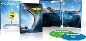Meg 2: The Trench (Wal-Mart Exclusive SteelBook) [Blu-ray + DVD + Digital] Cover