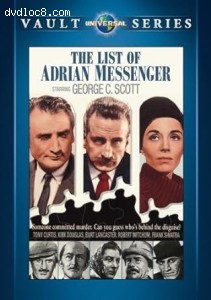 List of Adrian Messenger, The (Universal Vault Series) Cover