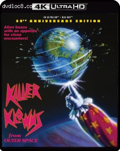 Killer Klowns From Outer Space [Blu-ray] (4K Ultra HD + Blu-ray) Cover