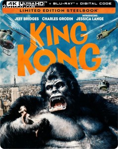 King Kong (Limited Edition SteelBook) [4K Ultra HD + Blu-ray + Digital 4K] Cover