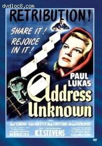 Address Unknown Cover