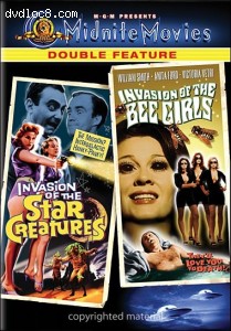 Invasion Of The Star Creatures / Invasion Of The Bee Girls (Double Feature) Cover