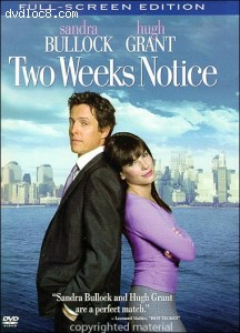 Two Weeks Notice (Fullscreen) Cover