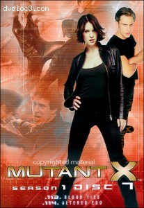 Mutant X - Season 1 - Disc 7 Cover