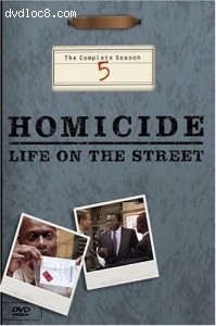 Homicide Life on the Street - The Complete Season 5 Cover