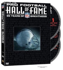 Pro Football Hall Of Fame: 85 Years Of Greatness Cover