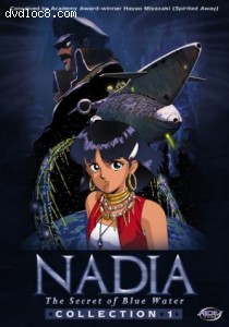 Nadia, The Secret of Blue Water - Collection 1 (Vols. 1-5 + 2 CD soundtracks) Cover