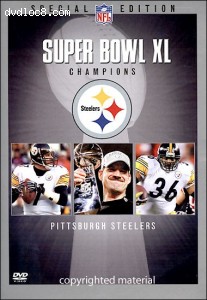 NFL Super Bowl XL - Pittsburgh Steelers Championship DVD Cover