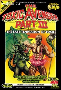 Toxic Avenger Part III - The Last Temptation Of Toxie, The Cover