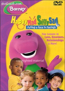 Barney: Happy, Mad, Silly, Sad Cover