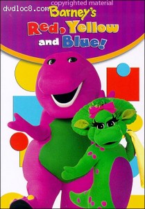 Barney: Red, Yellow, Blue Cover