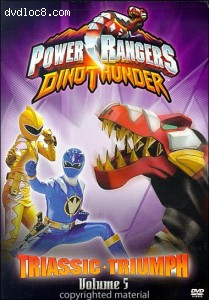 Power Rangers Dinothunder: Triassic Triumph - Volume 5 Cover