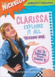 Clarissa Explains It All: Season One Cover