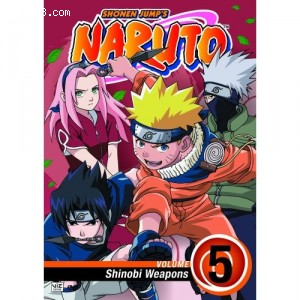 Naruto: Volume 5 - Shinobi Weapons Cover