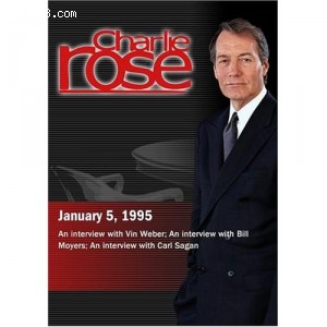 Charlie Rose with Vin Weber; Bill Moyers; Carl Sagan (January 5, 1995) Cover