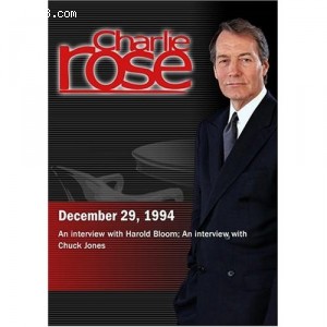 Charlie Rose with Harold Bloom; Chuck Jones (December 29, 1994) Cover