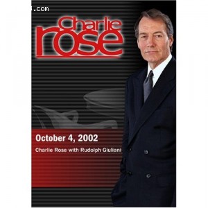 Charlie Rose with Rudolph Giuliani (October 4, 2002) Cover