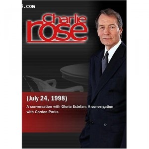 Charlie Rose with Gloria Estefan; Gordon Parks (July 24, 1998) Cover