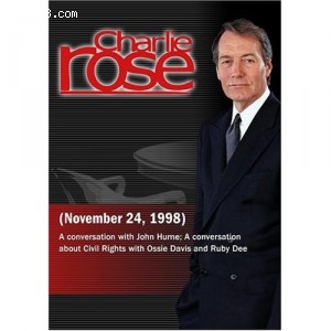 Charlie Rose with John Hume; Ossie Davis &amp; Ruby Dee (November 24, 1998) Cover
