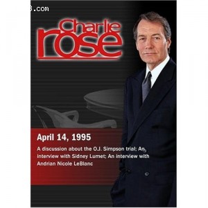 Charlie Rose with Sidney Lumet; Andrian Nicole LeBlanc (April 14, 1995) Cover