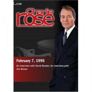 Charlie Rose with David Broder; Jim Brown (February 7, 1995) Cover