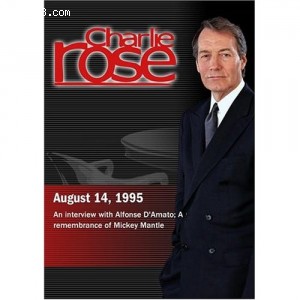 Charlie Rose with Alfonse D'Amato; Phil Linz, Ira Berkow &amp; Dick Schapp (August 14, 1995) Cover
