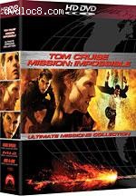 Mission Impossible 1, 2 + 3: Ultimate Missions Collection (HD DVD) (Region 2) Cover