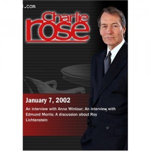 Charlie Rose with Anna Wintour; Edmund Morris; Dorothy Lichtenstein, Bonnie Clearwater &amp; Jeff Koons (January 7, 2002) Cover