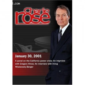 Charlie Rose with Bill Jones, John Greenwald &amp; Paul Krugman; Gregory Hines; Irving Wladawsky-Berger (January 30, 2001) Cover