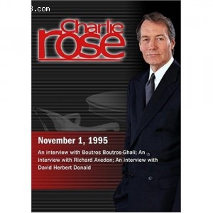 Charlie Rose with Boutros Boutros-Ghali; Richard Avedon; David Herbert Donald (November 1, 1995) Cover